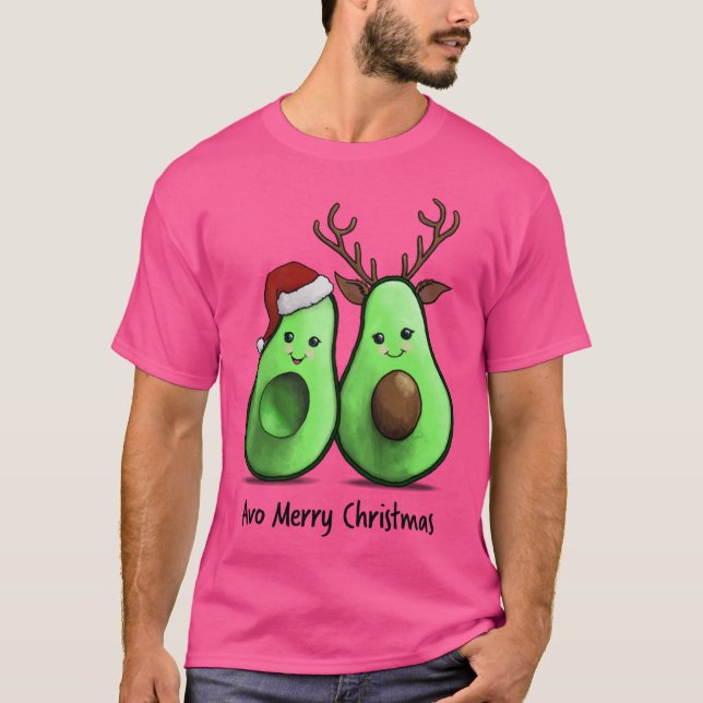 Avo God Jul T Shirt (Framsida)