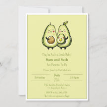 Avo i en Baby Avocado Baby Shower
