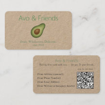 Avo & Vänner | Avocado Logotyp Health Food -
