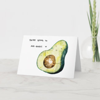 Avobaby Food Pun Grattiss Greeting Card Kort