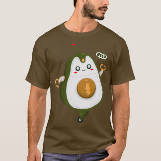 AvoBot x27Beepx27 Avocado Robot T Shirt