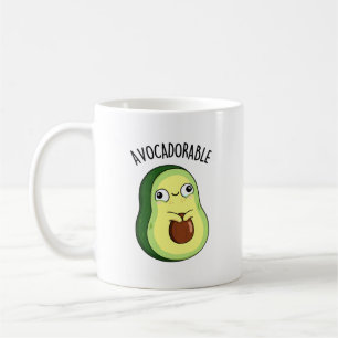 Avoc-adsible Funny Avocado Pun Kaffemugg