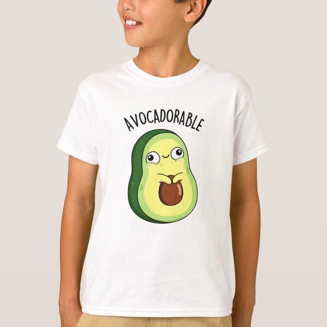 Avoc-adsible Funny Avocado Pun T Shirt (Framsida)