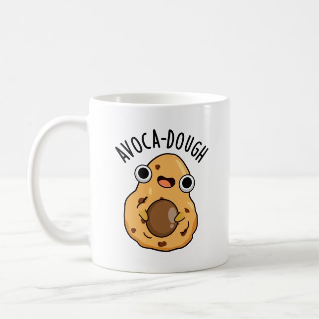 Avoca-dough Roligt Avokado Skämt  Kaffemugg (Vänster)