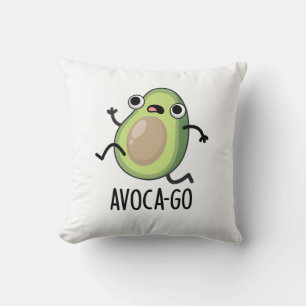 Avoca-go Funny Avocado Pun Kudde