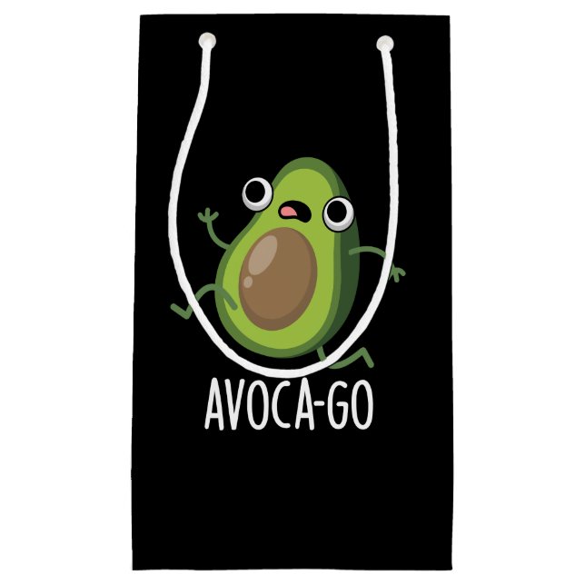 Avoca-go Funny Avocado Pun Mörk BG (Framsidan)