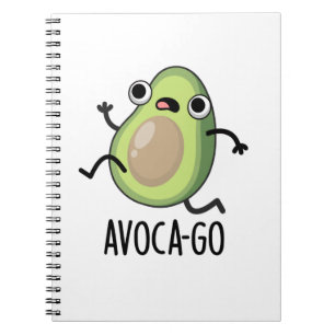 Avoca-go Roligt Avokado Skämt Anteckningsbok