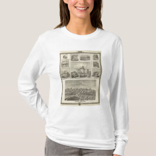 Avoca Penn högskola, Oskaloosa byggnader i Dexter T-shirt