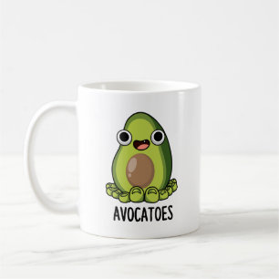 Avoca-tår Roliga Avokado-Ordlek Kaffemugg