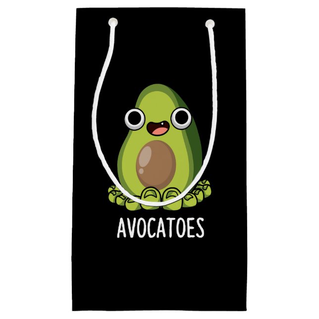 Avoca toes Funny Avocado Puns Mörk BG (Framsidan)