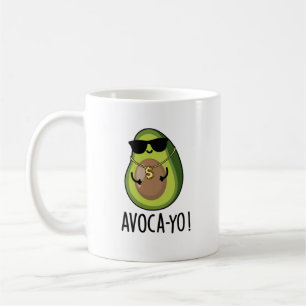 Avoca-yo Funny Coola Avocado Pun Kaffemugg