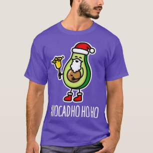 Avocad ho ho lusho avocado Jultomten pun keto T Shirt