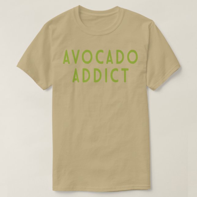 Avocado Addict Heliga Guacamole Älskare World Vega T Shirt (Design framsida)