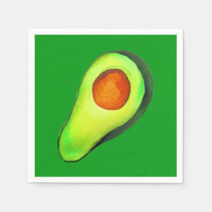 Avocado addito grönt söt konst pappersservett