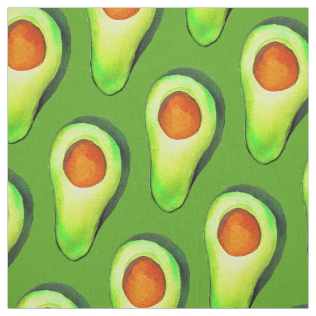 Avocado addito grönt söt konst tyg (Provkarta)
