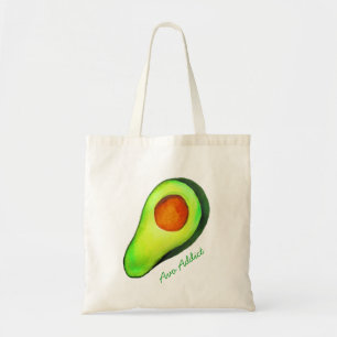 Avocado addito grönt söt konst tygkasse
