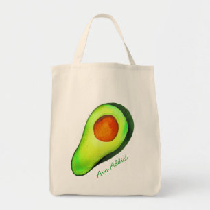 Avocado addito grönt söt konst tygkasse