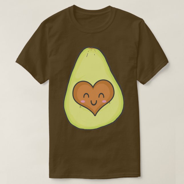 Avocado Älskare 16 T Shirt (Design framsida)