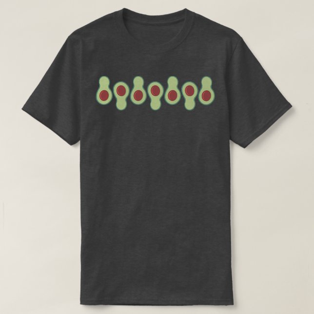 Avocado Älskare 5 T Shirt (Design framsida)