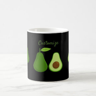 Avocado Älskare Design Thunder_Cove Kaffemugg