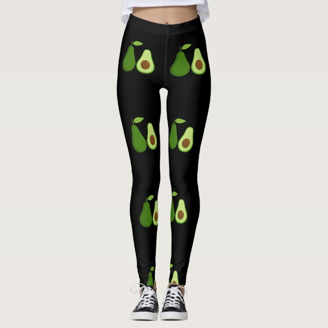 Avocado Älskare Design Thunder_Cove Leggings (Framsida)
