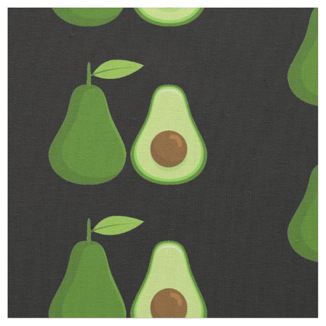 Avocado Älskare Design Thunder_Cove Tyg (Närbild)