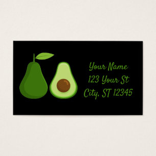Avocado Älskare Design Thunder_Cove Visitkort