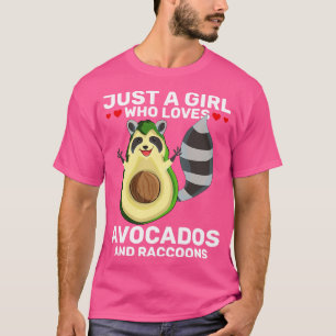 Avocado Älskare Girls Forest Animal Sopor Panda Ra T Shirt