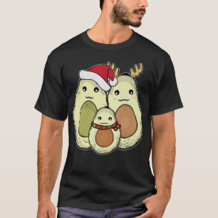 Avocado Älskare Roligt Gamla Fashired Family-julen T Shirt