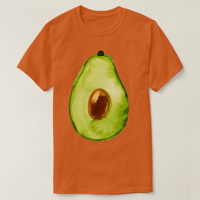 Avocado amp Vegan Organic Gluten T Shirt (Design framsida)