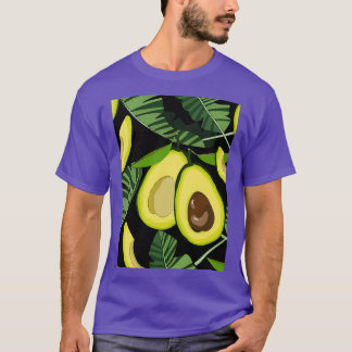 Avocado Anpassningsbar Blommigt T Shirt