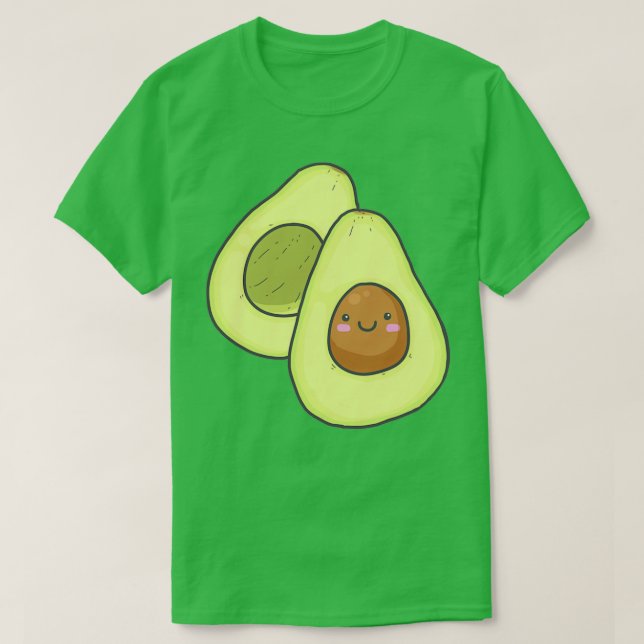 Avocado ansikte maskskydd t shirt (Design framsida)