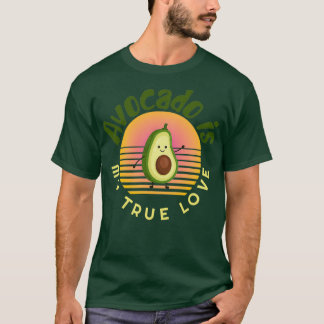 Avocado är min äkta kärlek Avocado Gift Vegan Vege T Shirt