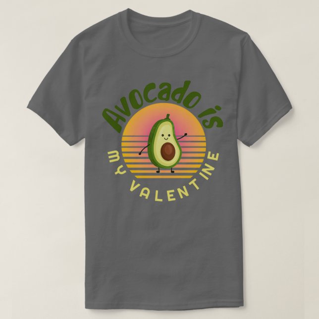 Avocado är min älskling Avocado Gift Vegan Vegeta T Shirt (Design framsida)