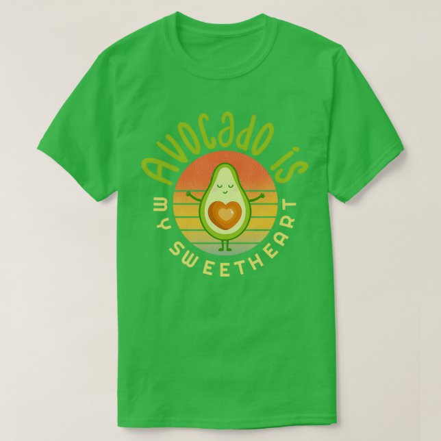 Avocado är min gode Avocado Gift Vegan Vegeta T Shirt (Design framsida)