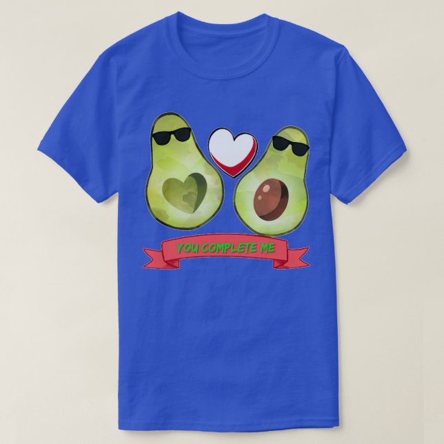 Avocado är min valentin 50 t shirt (Design framsida)