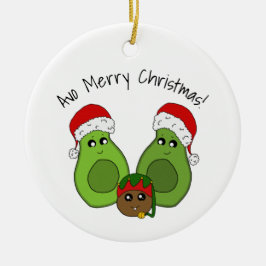 Avocado - Avo God jul Family Cute Ornament
