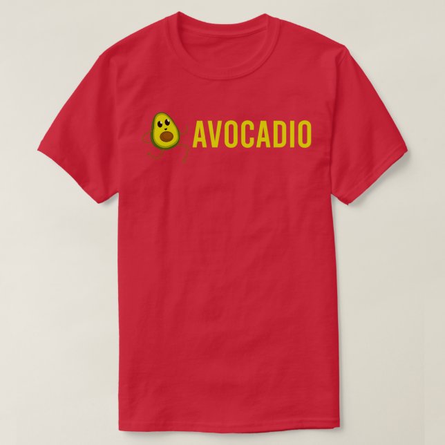 Avocado Avocadio Springer Funny Gift Idea T Shirt (Design framsida)