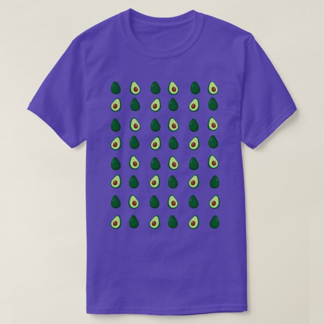 Avocado Avocados alla över klassisk TShirt T Shirt (Design framsida)