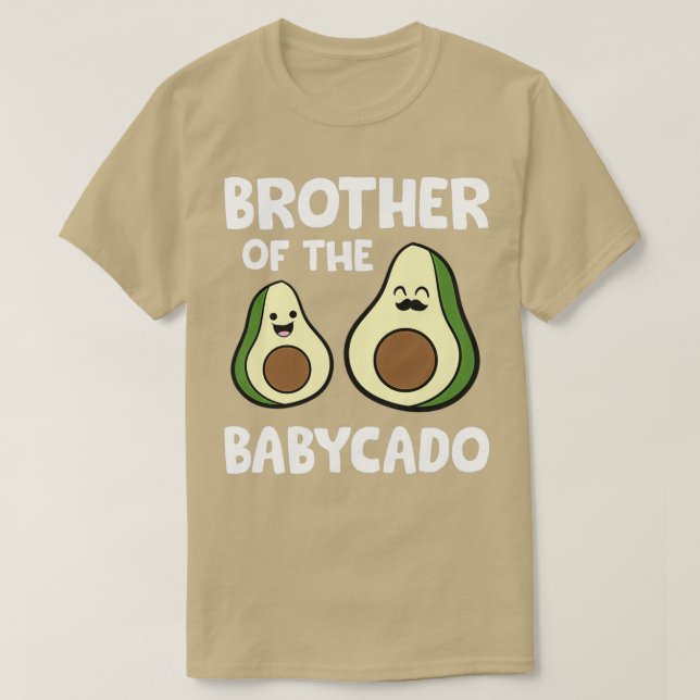 Avocado Baby Gravid Brother of the Babycado Avo T Shirt (Design framsida)