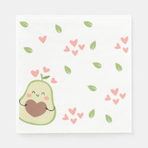 Avocado Baby Shower, Flicka, Cute Avocado