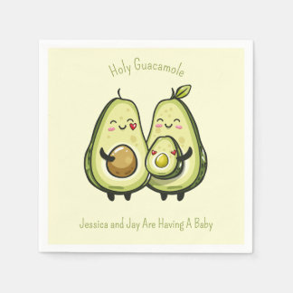 Avocado Baby Shower Pappersservett