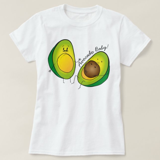 Avocado Baby T-Shirt (Design framsida)