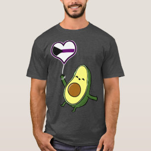 Avocado Balloon Demiseual Pride Flagga T Shirt