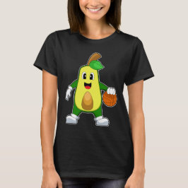 Avocado Basketball-spelare Basketball T Shirt