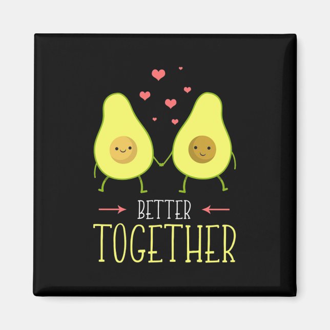 Avocado bättre tillsammans magnet (Framsidan)