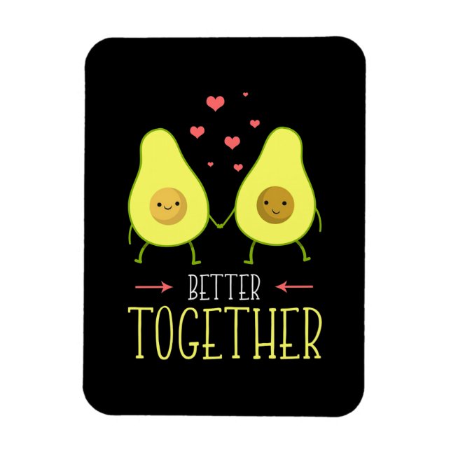 Avocado bättre tillsammans magnet (Vertikal)