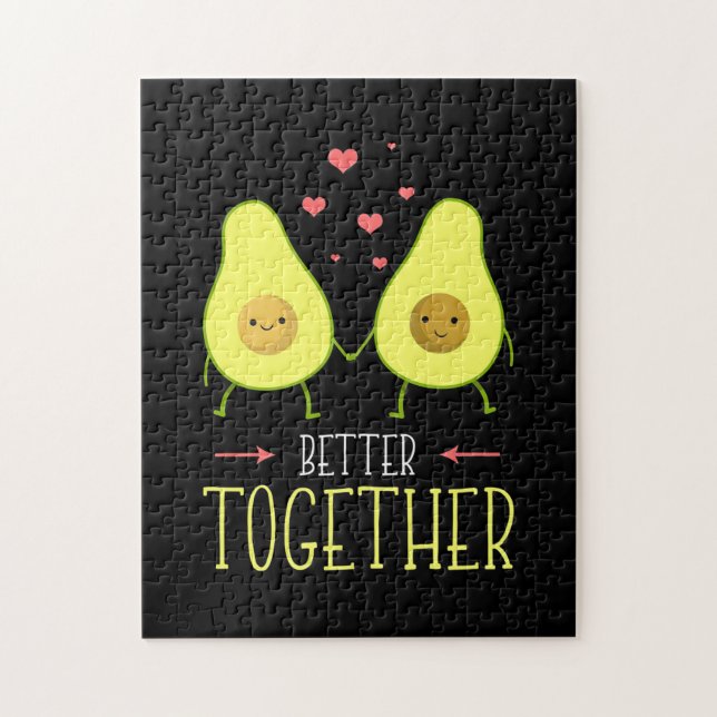 Avocado bättre tillsammans pussel (Vertikal)