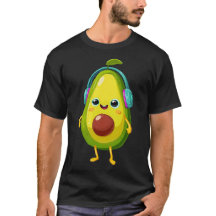Avocado Beats | Söt DJ-avocadodesign