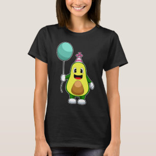 Avocado Birthday Balloon T Shirt
